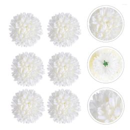 Fleurs décoratives 10 PCS Hortensiale artificiel Hortensia Mariage Bouquet décorations Scène Présent les accessoires simulés de chrysanthemum