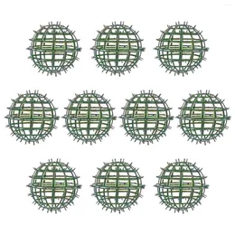 Decoratieve bloemen 10 PCS DIY buxus Topiary frame kunstmatige planten buitenshuis greeny decor klimmente ondersteuning tuin trellis bloemenkit