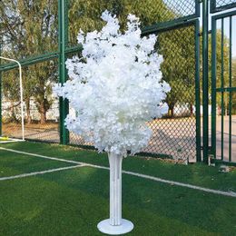Fleurs décoratives 10 pcs Usinglcale Stage Deccry Encryption Blossoms Blossoms Tree Wedding Decoration Runner Aisle Road Guide Flower Party