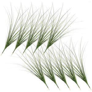 Decoratieve bloemen 10 PCS Wheatgrass gesimuleerd Reed Artificial Plants Greenery Struik struiken Zijde doek binnen