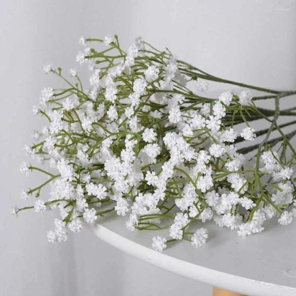 Fleurs décoratives 10 pièces artificielles de fleurs artificielles décoration décoration bouquet de fête de fête