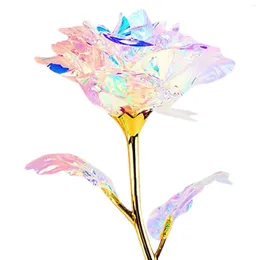 Flores Decorativas 10 Piezas Rosa Artificial Hechas A Mano Duran Para Siempre Para Bodarla