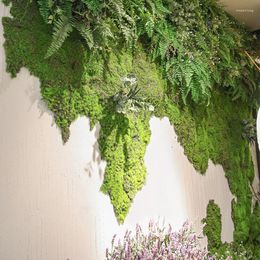 Decoratieve bloemen 10 vierkante meter kunstmatige groene mos grasmat planten faux gazons turf tapijten voor tuinhuisfeestdecoratie