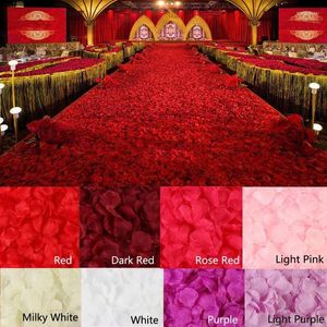 Romantic Artificial Silk Rose Petals - Wedding, Party Favor Decor (100/500/1000pcs)