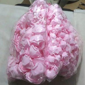 Decoratieve bloemen 100/500/600 stuks van 7 cm 3,5 cm PE-schuim Rose Head kunstbloem grote roze DIY bruidsboeket bruiloft decor