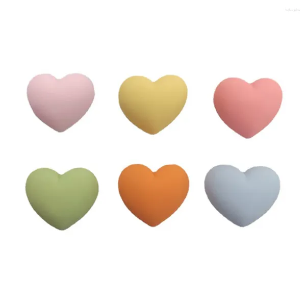 Fleurs décoratives 100 / 50pc Résine Heart Love Decoration Crafts Flatback Scrapbooking Scrapbooking Fit Phone Embellissements ACCESSOIRES DIY