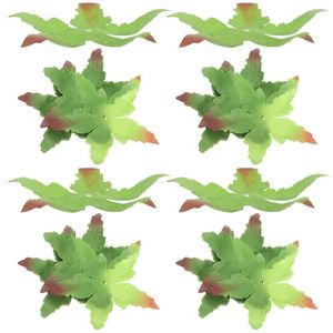 Fleurs décoratives 100 pcs Matériaux Sépales de fleur artificiels DIY Pétales Calice Green Calice