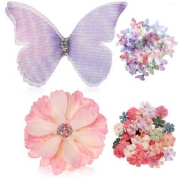 Decoratieve bloemen 100 pc's Andere opruiming stofvrije apparaten Decor Zijde Doek Party Butterfly Decorations