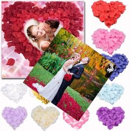 Fleurs décoratives 10000pcs Love Rose Rose Pétales artificielles Party Party Fleur Favors Decoration Roses Supplies Home Decor Valentine