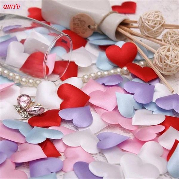 Fleurs décoratives 1000pcs Love Heart en forme d'éponge Pétale pour mariage fait à la main DIY Pétales d'anniversaire Table de fête de fête Confetti 7ZHH200