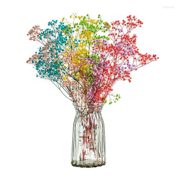 Fleurs décoratives 100g gypsophile préservé décor maison accessoires bureau décoration mariage cadeau pour invité souffle de bébé