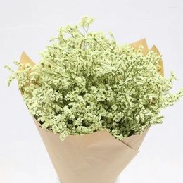 Fleurs décoratives 100g Herbe à cristal naturel Eternal Life Flower Bouquets Arrangement pour le salon Décoration de Pâques Mariage Valentin