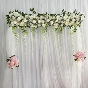 Fleurs décoratives 100x30cm Artificiel Flower Wedding Supplies Arrangement Forest Series Scene Scenet Road Guide