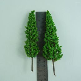 Decoratieve bloemen 10 stks 4,8-16 cm micro landschap simulatie zandtafel plastic modelboom voor het bouwen van trein spoorweg miniatuur wargame