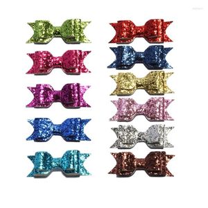 Fleurs décoratives 10pcs 9,5 cm nés DIY CHELS SIGNIFICATIONS BOWS POUR CLIPS FAITS FAITES MAIN