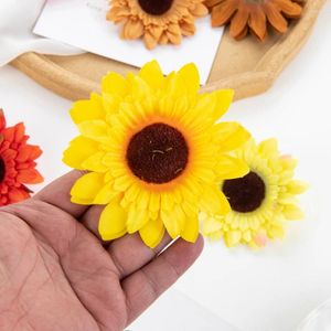 Decoratieve bloemen 10 stuks 9 cm zijden gerbera scrapbooking diy voor thuis feest bruiloft decoraties buiten tuin halloween kerst kunstmatig