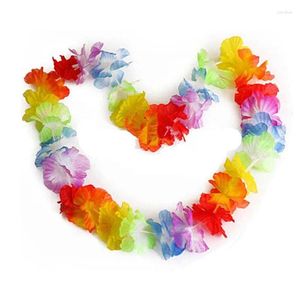 Decoratieve Bloemen 10st Hawaiiaanse Bloemen Leis Garland Ketting Themafeest Hawaii Beach Fun