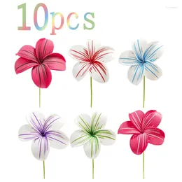 Decoratieve bloemen 10 stks/set bruiloft Hawaii Party Chrismas Diy krans decoraties kunstmatige hula meisjes zijn voorkeur aan haar thuisdecoratie