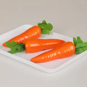 Fleurs décoratives 12 PCS Carrot Modèle Légumes Carottes pour Pâques pour décorations de Pâques Party artificiel réaliste