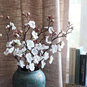 Fleurs décoratives 16 Styles Plante Artificielle Fleur De Prunier Cerise Rouge Petit Hiver Faux Fleur De Soie Style Chinois Maison De Mariage DIY