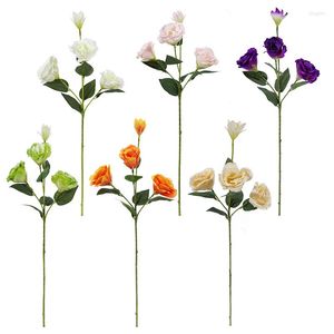 Fleurs décoratives 1pc artificiels pour arrangement robe de mariée Guide de la route fleur fleur boutique vivante el jardin décoration art floral