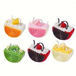 Fleurs décoratives 1pc Gâteau de fruits artificiels jouet biscuit fausse décoration alimentaire POGRAUX PRO SIMULATION MODÈLE DE TAU