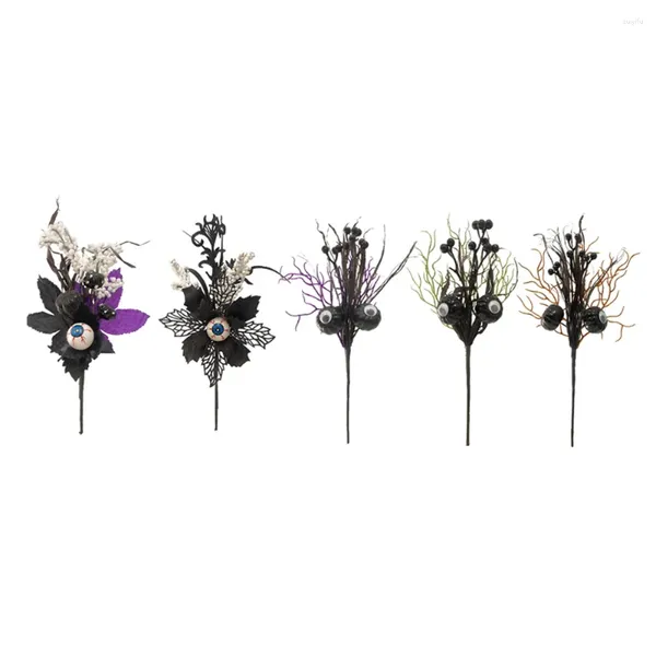 Fleurs décoratives 1pc Tige de fleur flétrie artificielle 40 cm / 16 