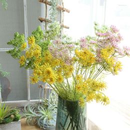 Decoratieve bloemen 1 pc schuim kan kant kunstmatige bloemtak voor huizendecoratie bloemen arrangement materiaal bruiloft feestdisplay nep