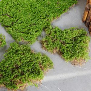 Decoratieve bloemen 1 st gesimuleerd Flocking Moss Block Rockery Turf Lawn Diy Artificial Grass Imitatie Green Plant Ornament Decoratie