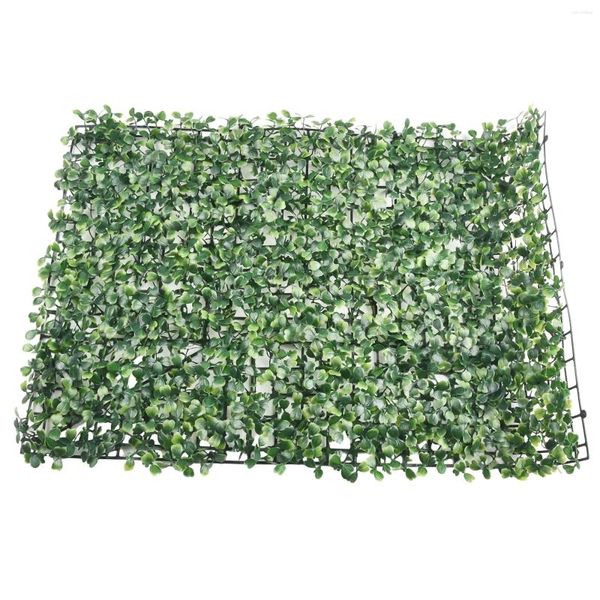 Fleurs décoratives 1pc pelouse simulée verte artificiel tapis de gazon faux de gazon décor de jardin cour de football de terrain accessoires 40cmx60cm