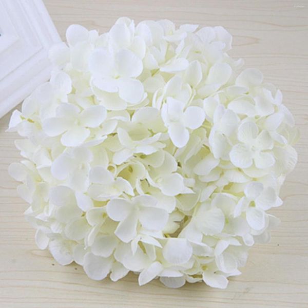 Fleurs décoratives 1pc simulation hydrangea fleur de décoration européenne fête des accessoires de bricolage d'anniversaire artificiel de mariage