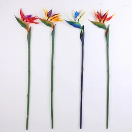 Декоративные цветы, 1 шт., один изысканный цветок-имитатор, 80 см, пластиковый материал, высококачественный реквизит для украшения дома, размещение на рабочем столе