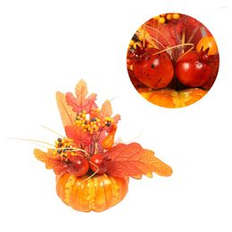 Fleurs décoratives 1 pièce, grenade artificielle pour Halloween, décor de citrouille, accessoires d'automne pour la maison (QJ701 petit
