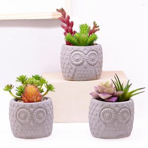 Fleurs décoratives 1 Set Artificielle Succulente Bonsaï Ornements Créatifs Pour La Maison Table Jardin Décoration Plantes Avec Pot Verdure Décor