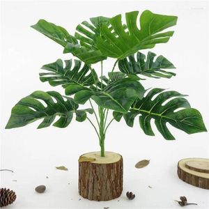 Fleurs décoratives 1x plantes artificielles Bonsaï petit arbre Pot d'arbre Fausses d'ornements en pot pour la décoration de maison Plant d'artisanat