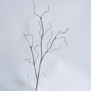 Fleurs décoratives 1xArtificielle Branche D'arbre Sec Simulation Bois Mort Faux Plante De Vigne Artificielle Décor À La Maison Pour Floral Decoratio70cm