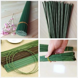 Decoratieve bloemen 2/3/4/5 mm 40/60 cm Kousen Bloemmateriaal Bloem IJzeren Draden voor DIY Nylon Mesh Stock Making Materials