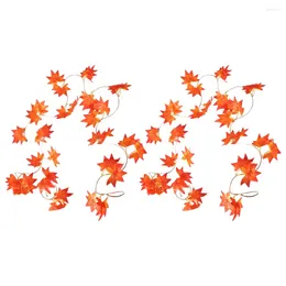 Decoratieve bloemen 2.4m herfst kunstmatige slinger herfst decoratie ornament hangende planten bladeren bruiloft feest slingers special