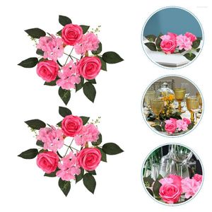 Fleurs décoratives 2 PCS CHANGUEMENT ARRIFICIEL