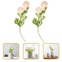 Fleurs décoratives 2 PCS DÉCOR HOME TABLE DE DINSAGE PHIAT CIET SIMULATION DES PRIX Tables