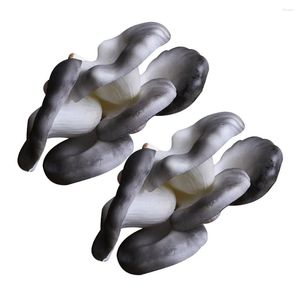 Decoratieve bloemen 2 pc's gesimuleerde stro paddestoel huisdecoratie champignons tuin kleine homedecor gazon pu voor buiten