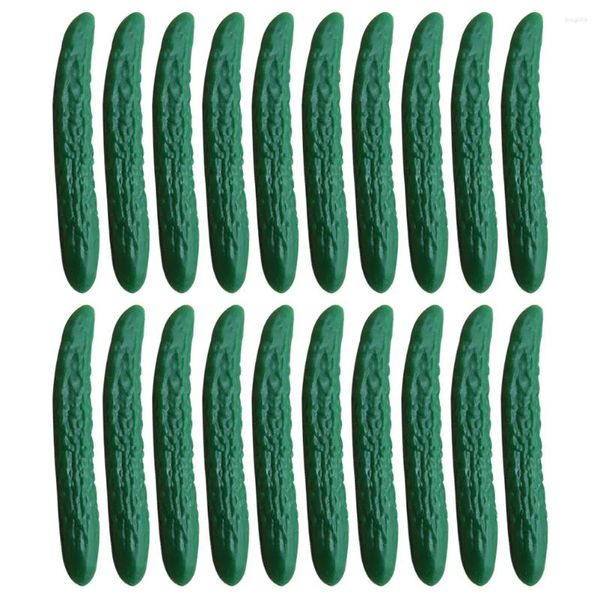 Fleurs décoratives 20 pcs 36 cm CUCUCBUBRICER MINIATURE MONDE MODÈLES MODÈLES ALIMENTAUX DIY TOY