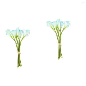 Decoratieve bloemen 20 PCS DIY nep bloemboeket arrangementen takken kunstmatige stengels calla lily