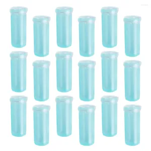 Fleurs décoratives 200pcs tubes d'eau de fleur 4 cm flacons floraux transparents avec casquettes pour arrangements