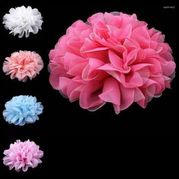 Fleurs décoratives (200pcs / lot) 5 "5colors sont arrivés à la fleur à plat chic pour les couvre-chefs