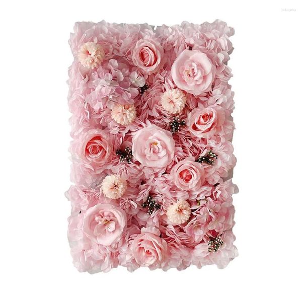 Fleurs décoratives 2024 Décor de mur de fleur rose CARTED TROUPE ROMMANTIQUE DÉCORATION DE MARIAGE ROMMANCE BIREAU BOUTIQUE PANS