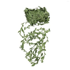 Guirlande de fleurs décoratives 20M, guirlande de plantes artificielles, faux feuillage, lierre vert, couronne de mariage