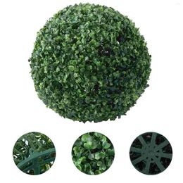 Decoratieve Bloemen 23cm Kunstmatig Plafond Buxus Vormsnoei Planten Ballen Voor Binnen Buiten Tuin Bruiloft Balkon Achtertuin Thuis Opknoping