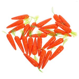 Fleurs décoratives 25 pcs Nose Carrot Office Carrots Food Pographie Propographie