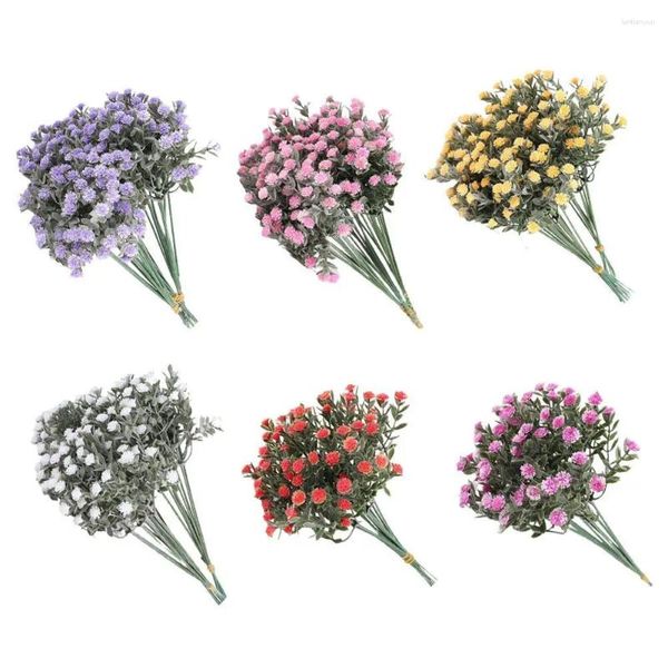 Flores decorativas de 25 cm Flor artificial Decoración del hogar Floral Bode Babysbreath Gypsophila